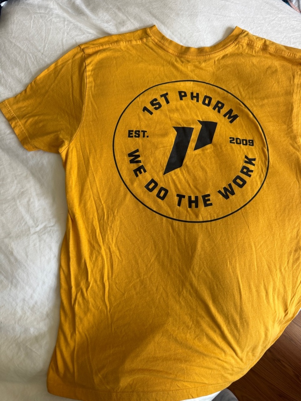 Men’s 1st Phorm Yellow Gym Shirt
